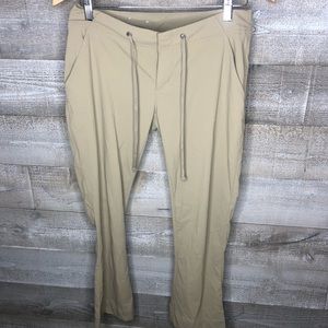 Columbia beige cropped hiking wicking pants